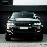Quilted luxury leather executive seating inside VIP chauffeur vehicle