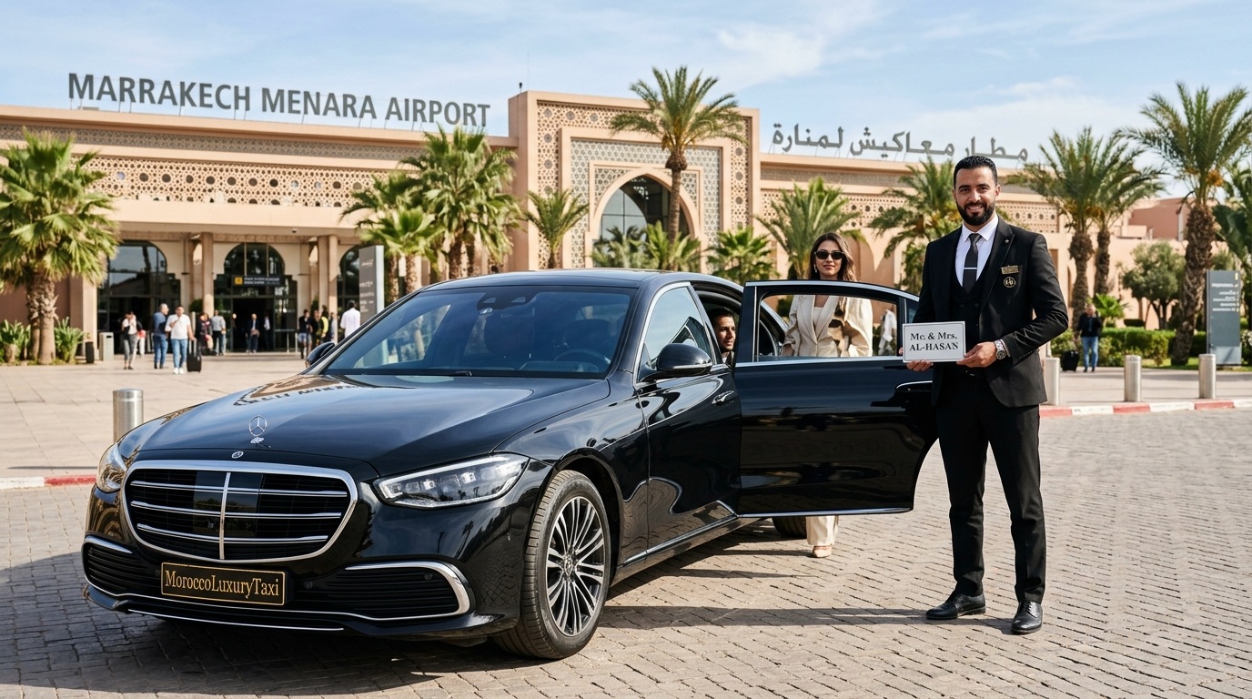 Morocco Luxury Taxi Marrakech Airport VIP Chauffeur Meet and Greet